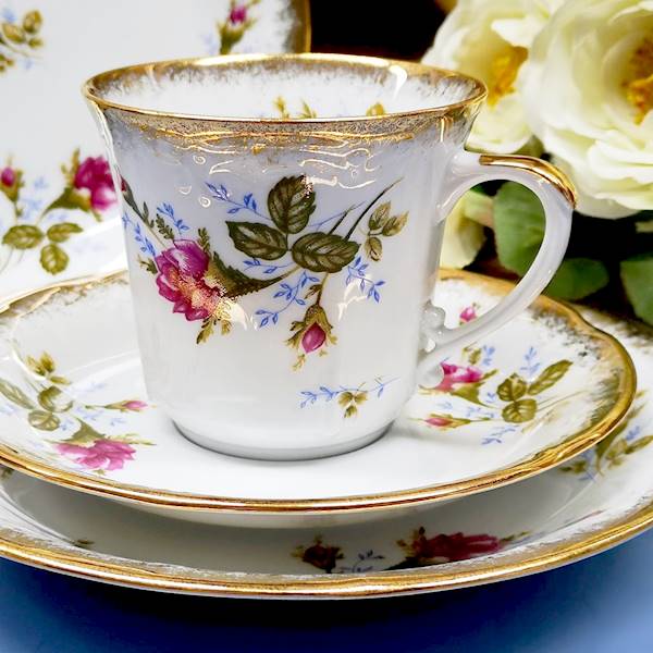 serwis do kawy 6/18 Róża Złota KAMELIA 17