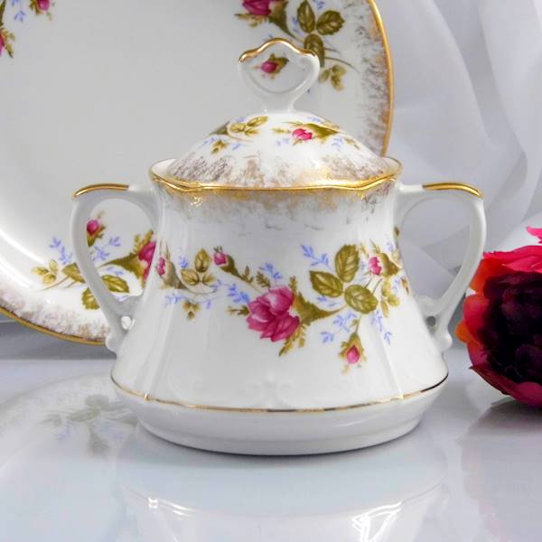 serwis do kawy 6/21 Róża Złota KAMELIA 17