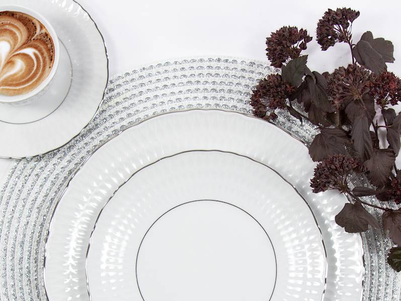 serwis obiadowy 6/27 3607 Platyn. Linia SOFIA 28