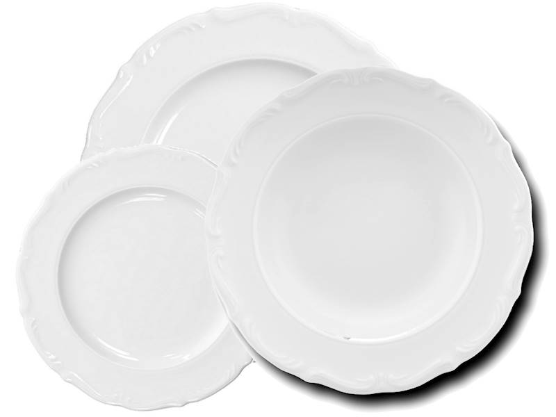 serwis obiadowy 6/18 C001 Biała MARIA TERESA