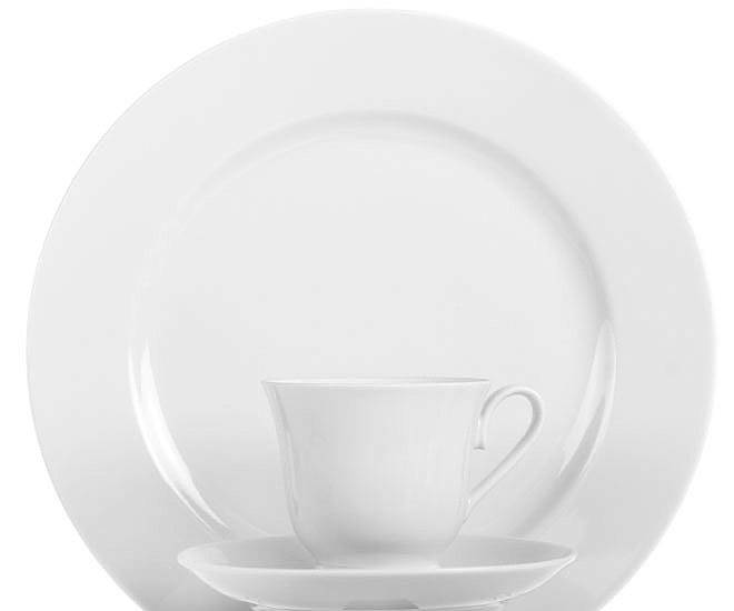 talerz płytki 24 Biała NINA