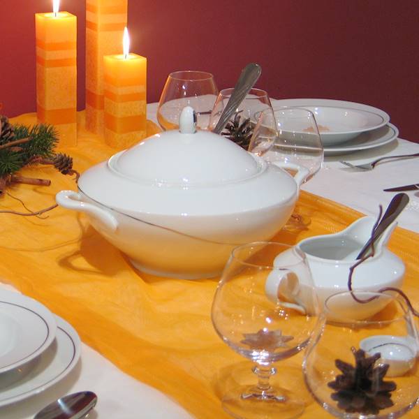 serwis obiadowy 12/44 dek: B572 Platynowa RITA 