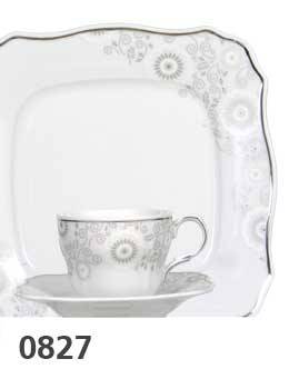 serwis obiadowy 12/43 dek: 0827 ROMANTICA