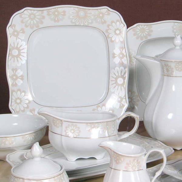 serwis obiadowy 12/44 dek: 0738 ROMANTICA