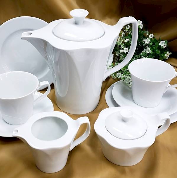 serwis do kawy 12/39 dek: 0000 Biała ZUZANNA