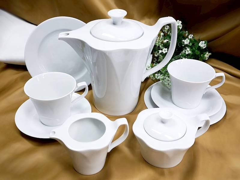 serwis do kawy 12/39 dek: 0000 Biała ZUZANNA