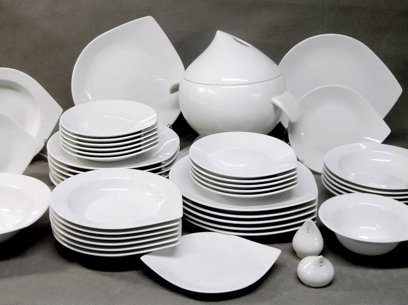 serwis obiadowy 6/25 0000 Biała KROPLA BW gat.3