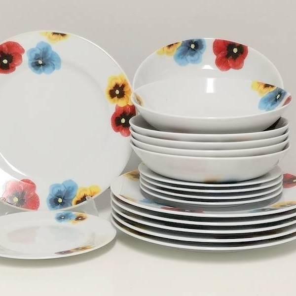 komplet talerzy 6/17 dek: 7035 ATELIER pł.27