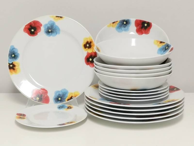 komplet talerzy 6/17 dek: 7035 ATELIER pł.27