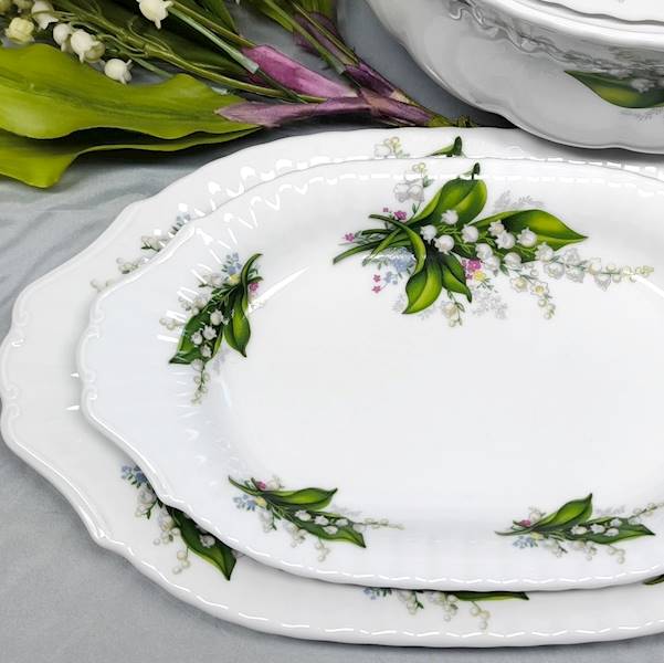 półmisek owalny 39 dek: 805 Konwalia IWONA