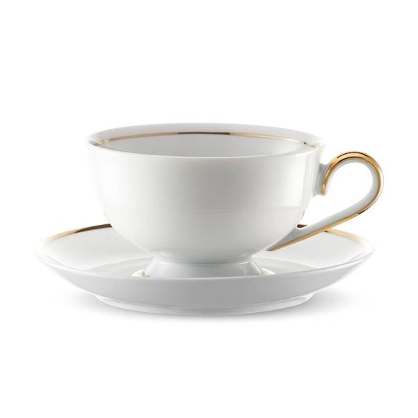 serwis do herbaty 6/23 G067 Złota Wstęga ASTRA 