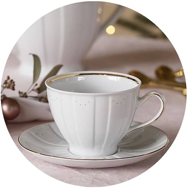 serwis do kawy 6/18 G311 Koronkowa Finezja OKTAWA