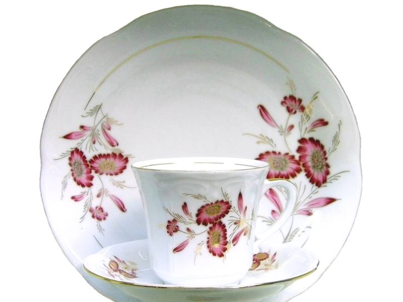 talerz głęboki 22,5 Margaretka Purpurowa KAMELIA