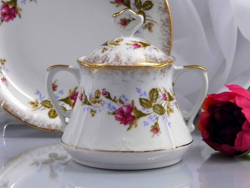 serwis do kawy 12/39 Róża Złota KAMELIA fil.25