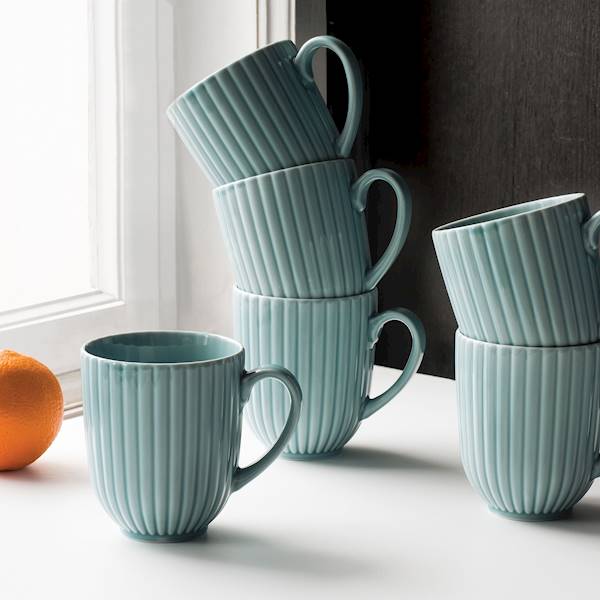 kubek 350 dek: K600 Turkusowa DAISY