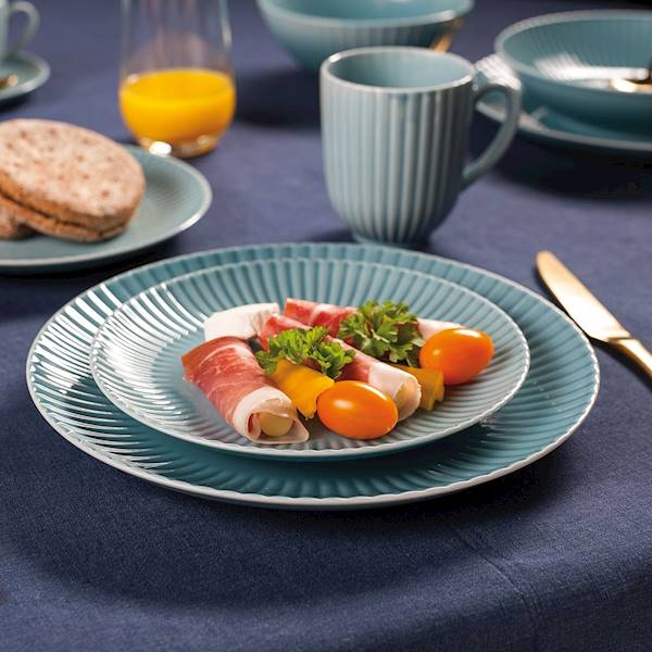 serwis obiadowy 6/18 dek: K600 Turkusowa DAISY 