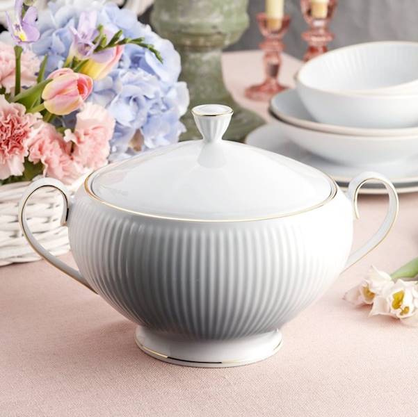 serwis obiadowy 12/45 dek: 3612 Złota Linia DALIA