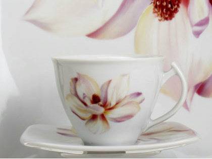 serwis do kawy 6/12 E604 Peonia AKCENT fil. 025