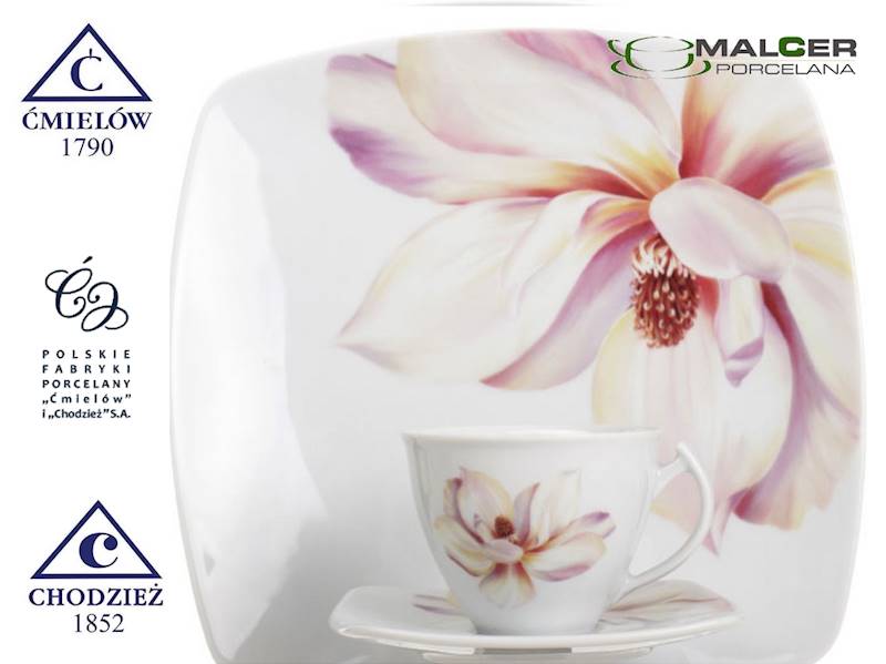 serwis ob-kaw. 6/30 E604 Peonia AKCENT nowy