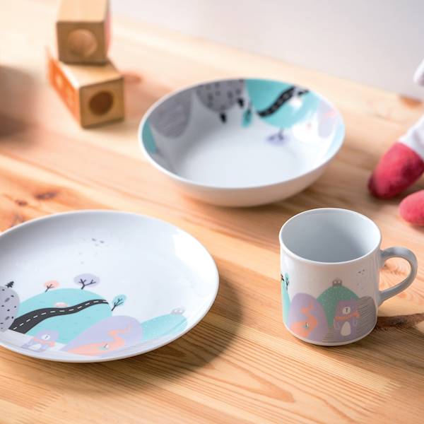 zestaw dziecięcy 1/3 dek: 0350 Domek Misia BOSS 