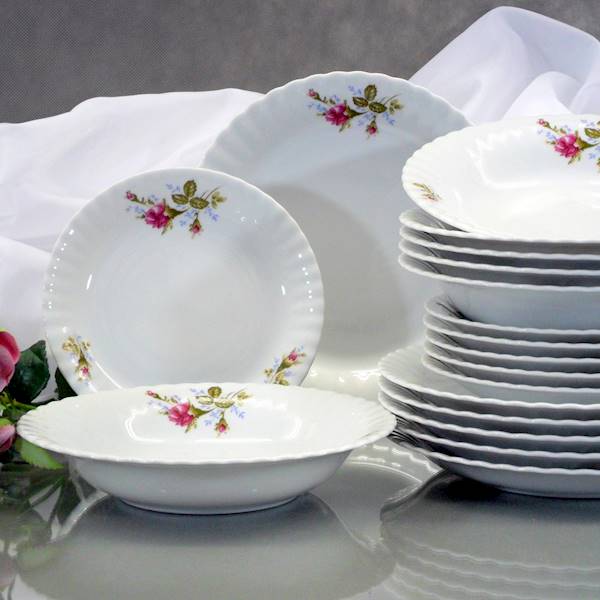 talerz płytki 19 Róża bez Złota IWONA