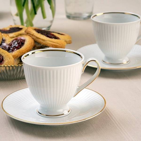 serwis do kawy 6/18 dek: 3612 Złota Linia DALIA