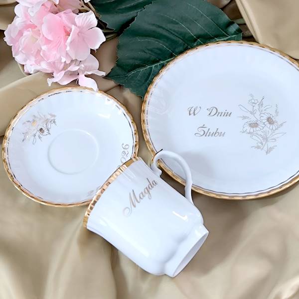 śniadaniówka 2/6 Pamiątka w Dniu Ślubu wypis