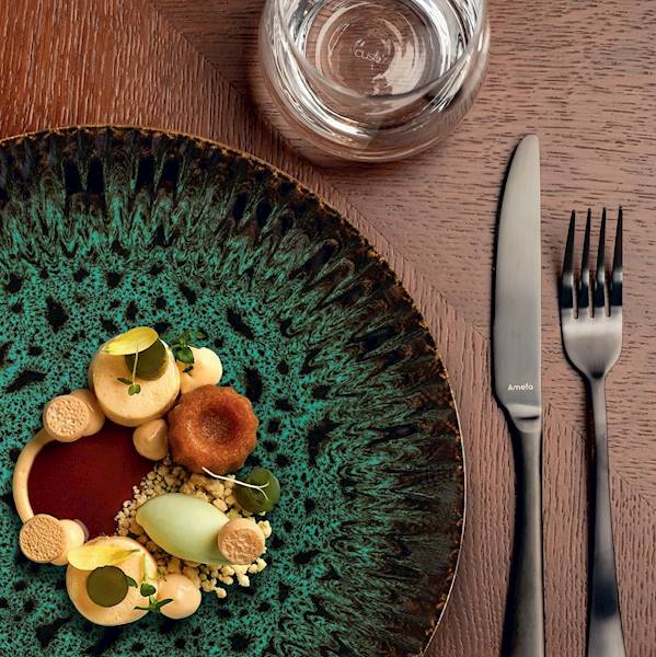 komplet talerzy 2/6 dek: S010 Stoneware JADE