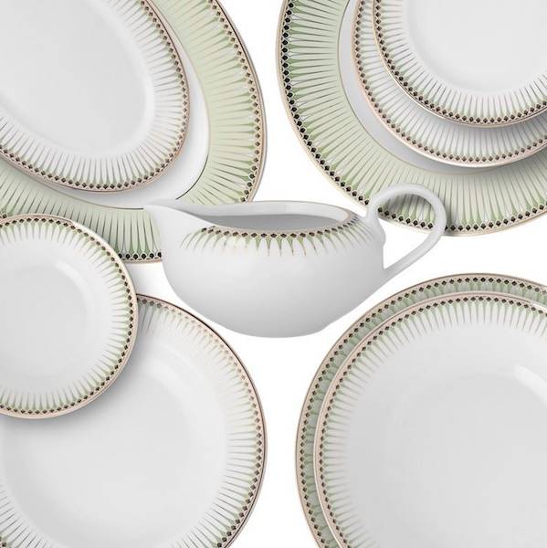 serwis obiadowy 12/44 H115 Nimfa YVONNE BW