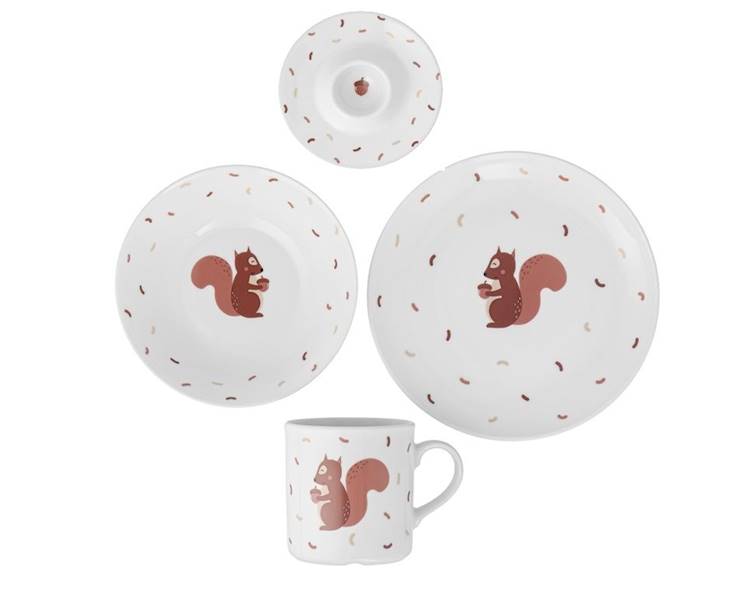 zestaw dziecięcy 1/4 dek: W050 Wiewiórka KUBUŚ