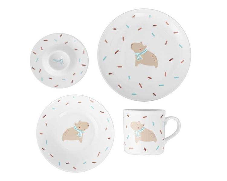 zestaw dziecięcy 1/4 dek: W049 Kapibara KUBUŚ