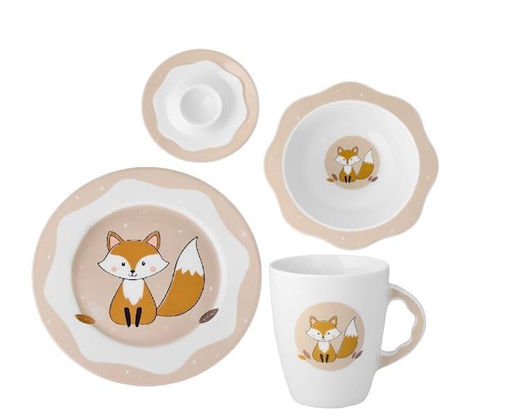 zestaw dziecięcy 1/4 dek: W047 Lisek CALINECZKA