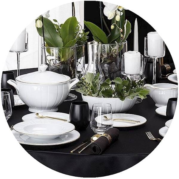 serwis obiadowy 6/25 dek: 3610 Złota OKTAWA