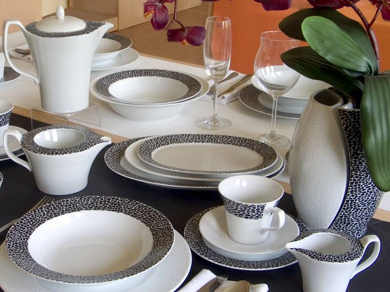 serwis do kawy 6/12 K244 Black & White VENUS