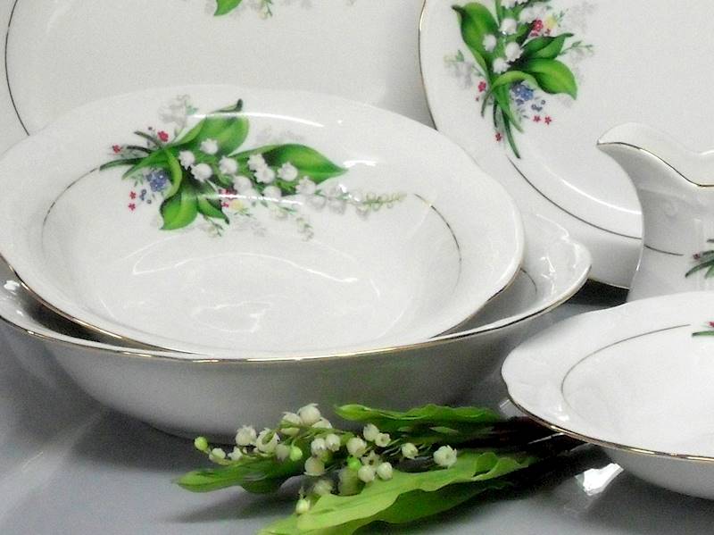 salaterka okrągła 23 Kwiat Konwalii KAMELIA