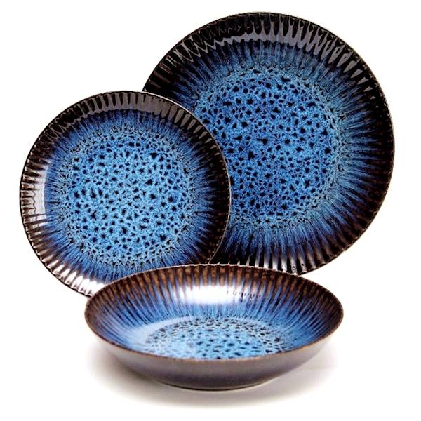 komplet talerzy 4/12 dek: S006 Stoneware COSMOS