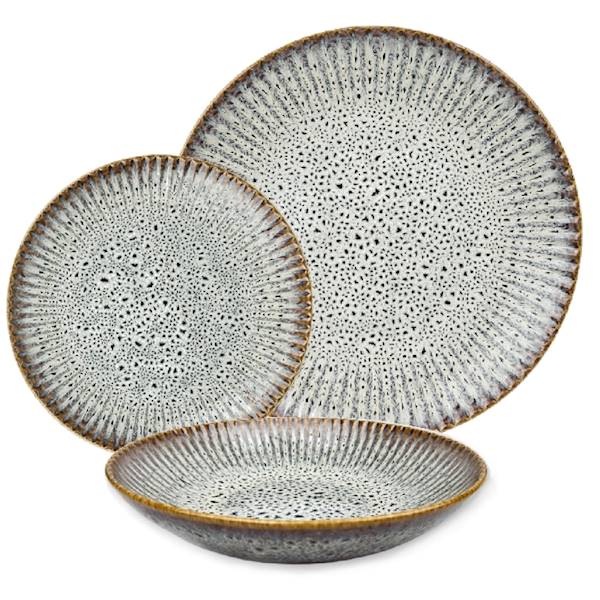 komplet talerzy 4/12 dek: S009 Stoneware METEOR