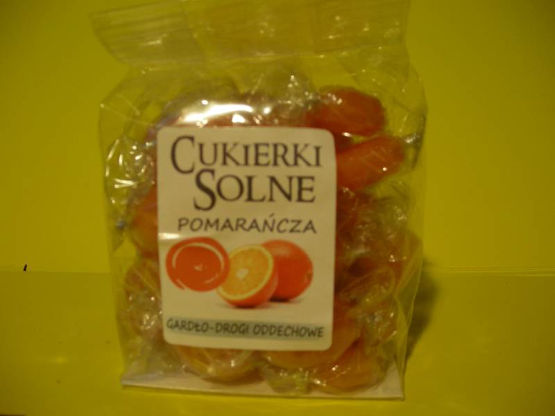 Cukierki Solne - S.H. pomarańcza 100g