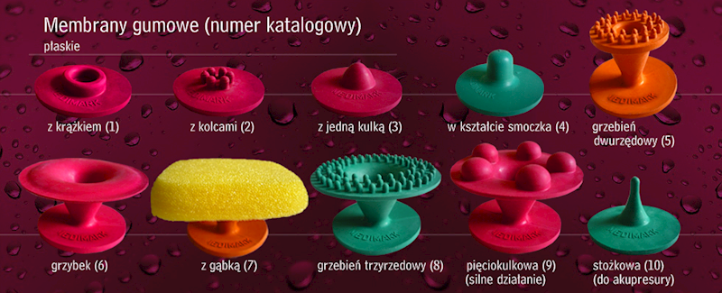 Membrana gumowa w kształcie smoczka nr 4 Aquavibro