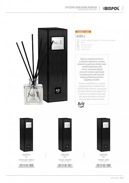 DZ80 Dyfuzor zapachowy - No1