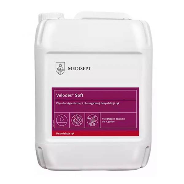 Velodes Soft 5L - płyn, dezynfekcja rąk