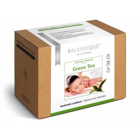 Balsamique - Świeca do masażu - Zielona Herb. 170g