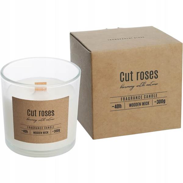Świeca zapach.knot drew.40h SN 100-78 CUT ROSES