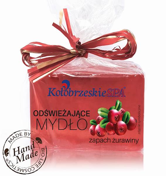 Odświeżające mydło zapach żurawiny100g KOŁ.SPA