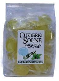 Cukierki Solne - S.H. eukaliptus, mentol 100g