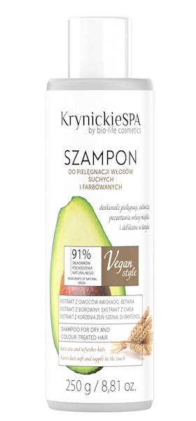 Szampon do pielęgnacji włosów suchych i farb.250g