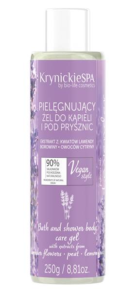 Żel do kąpieli i pod prysznic lawend, bor.250g Kr.