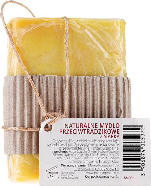 Mydło przeciwtrądzikowe siarkowe 100g
