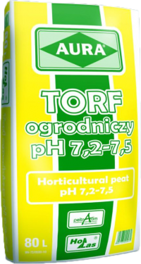 Ziemia Hol Las AURA 80l TORF odkwasz ph 7,2-7,5