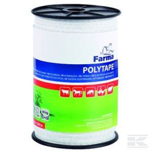 Taśma do elektryzatora 20mmx200m Farma
